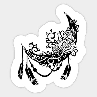 Boho Moon Sticker